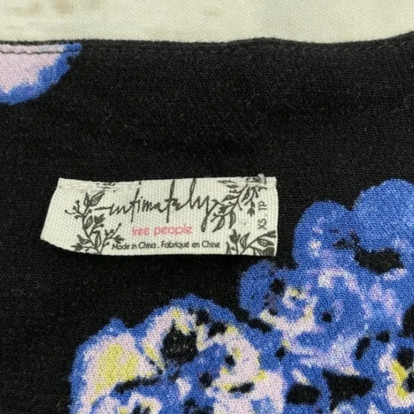 FREE PEOPLE Fourties Feel Bodysuit Black Combo EUC sz XS - Picture 8 of 16